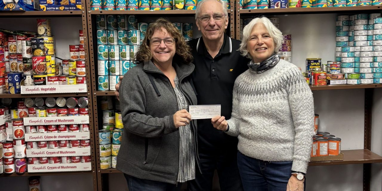 Champlain Word Search book Raises $2,500 for local food banks
