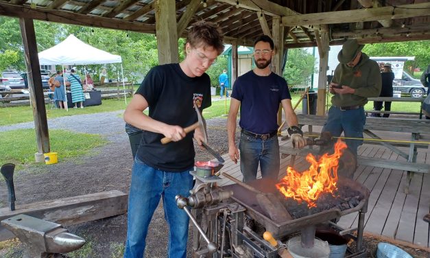 Blacksmiths show their trade at Smith-In