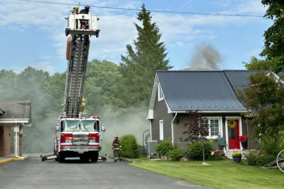 House fire in Grenville