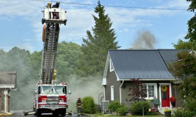 House fire in Grenville