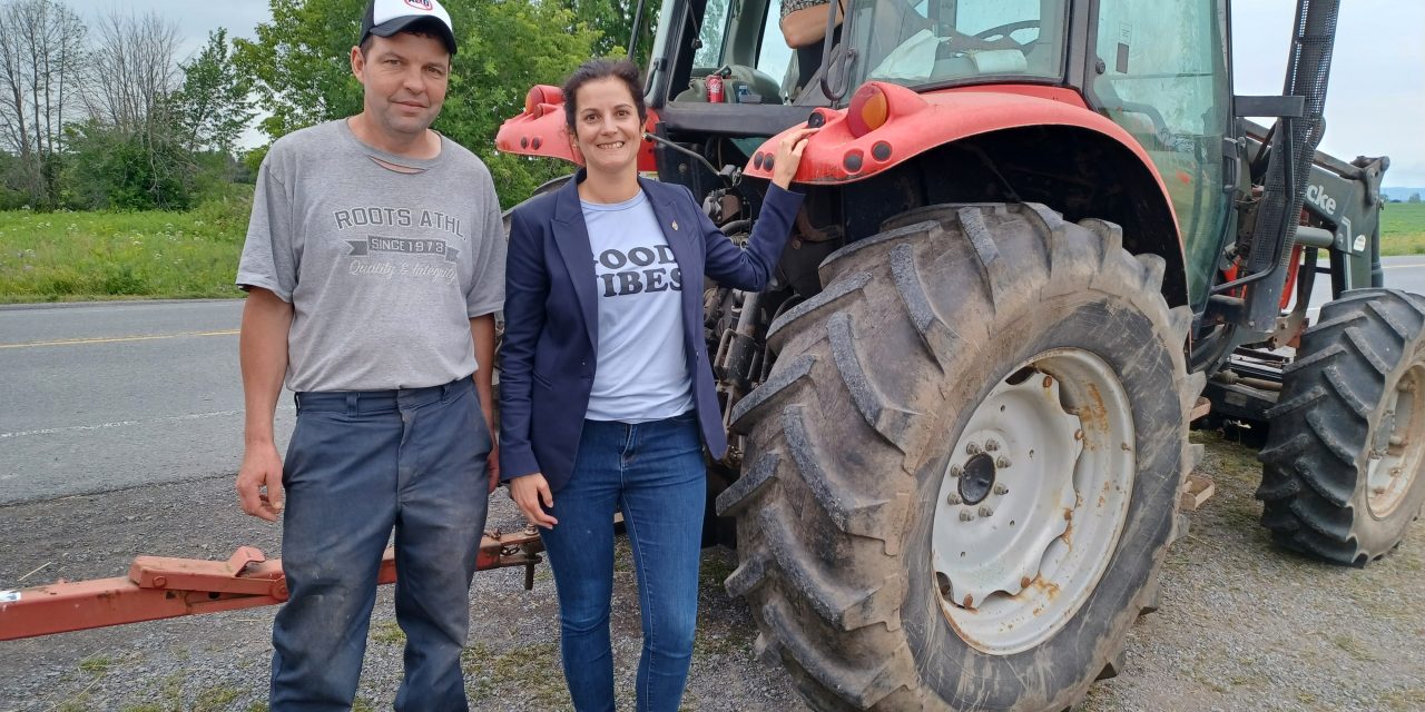 MP’s farm visit turns to Alto discussion