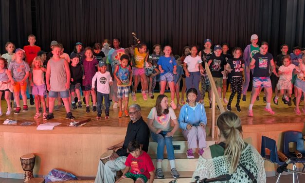 Songs and skits at Vankleek Hill music camp closing concert