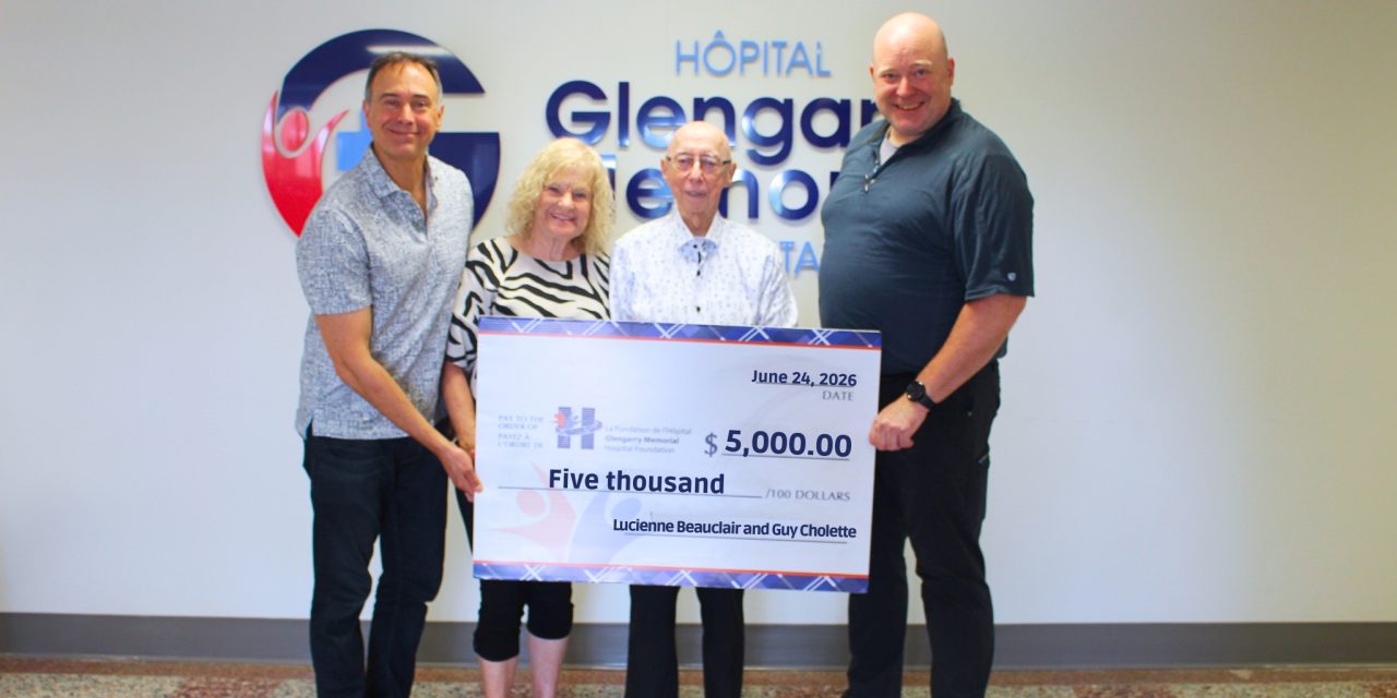 Contribution to CT campaign at Glengarry hospital