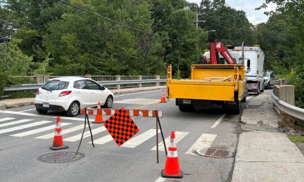 Bridge work on Rue des Érables in Brownsburg-Chatham