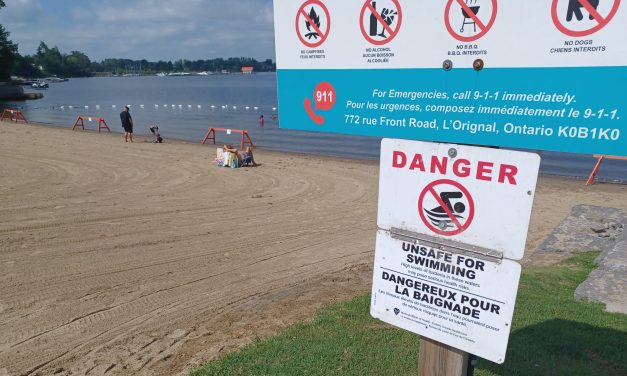 No swimming at two local beaches