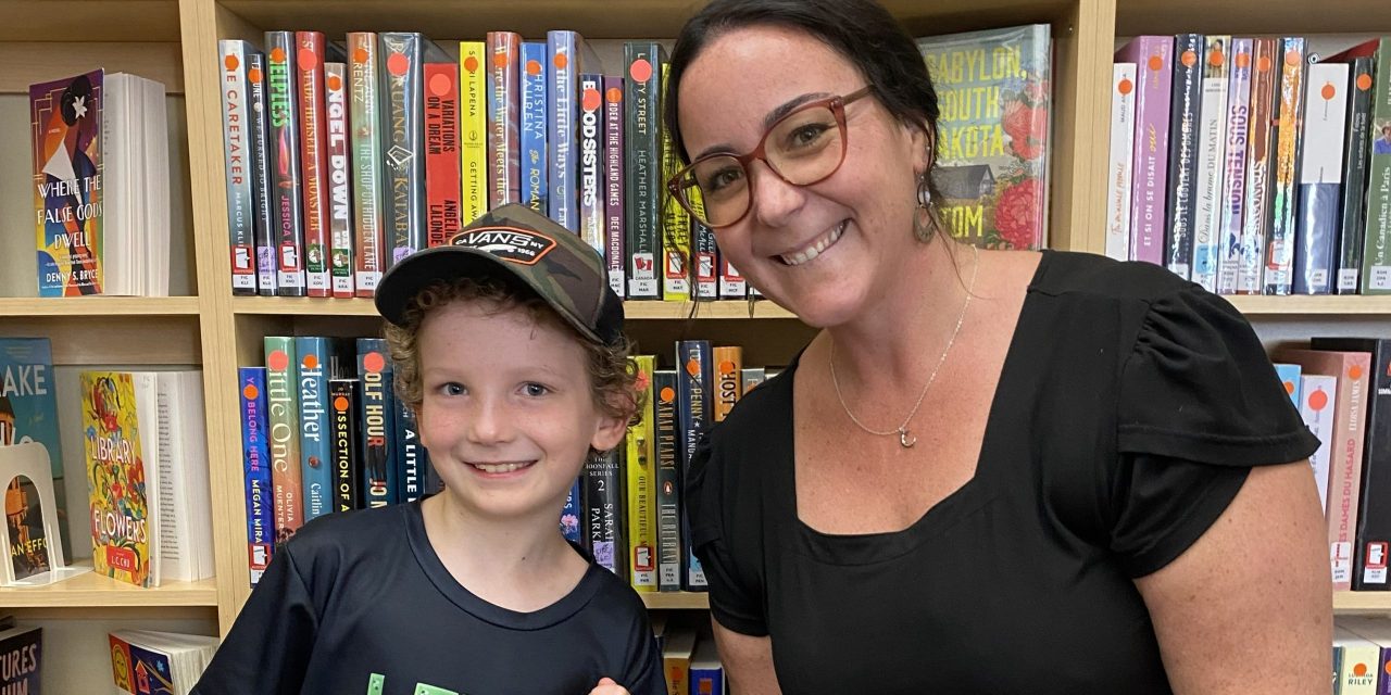 Summer Reading Contest winner