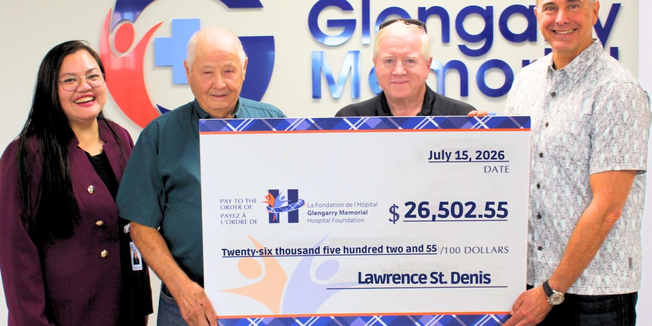 Dairy farmer supports HGMH CT scanner campaign with gift of securities