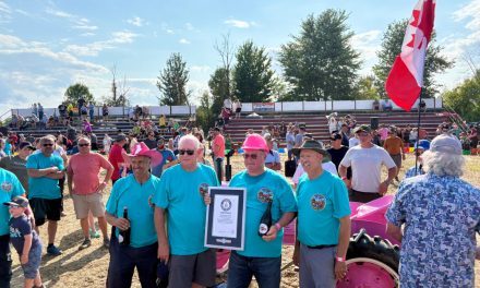 Organizers recognize those behind St-Albert world record