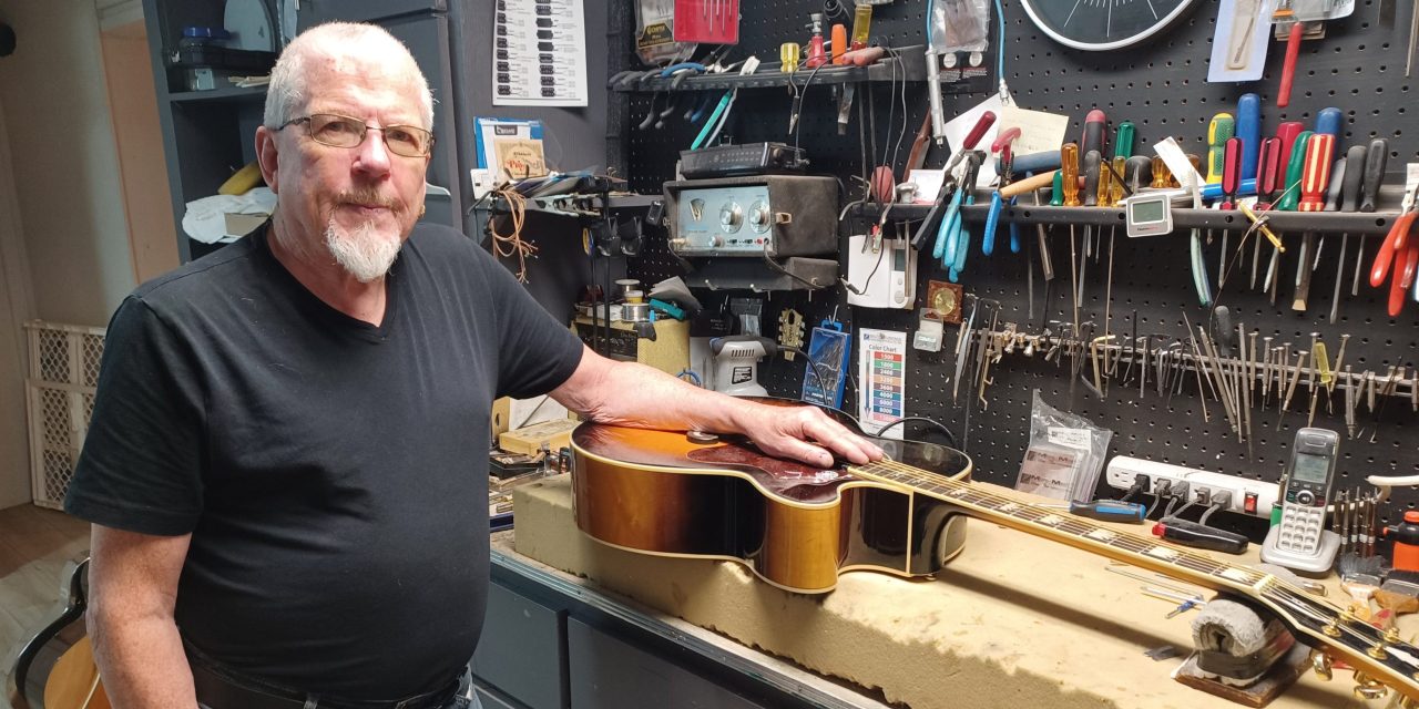 Jerry Greenberg loves being a luthier