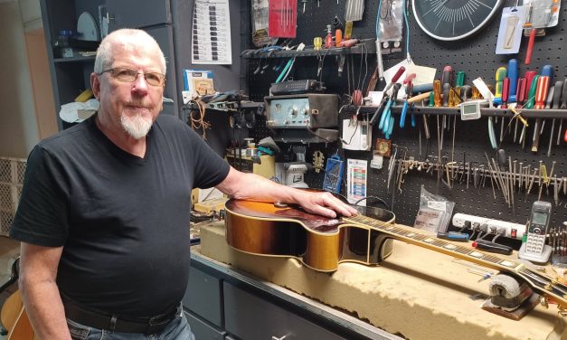 Jerry Greenberg loves being a luthier
