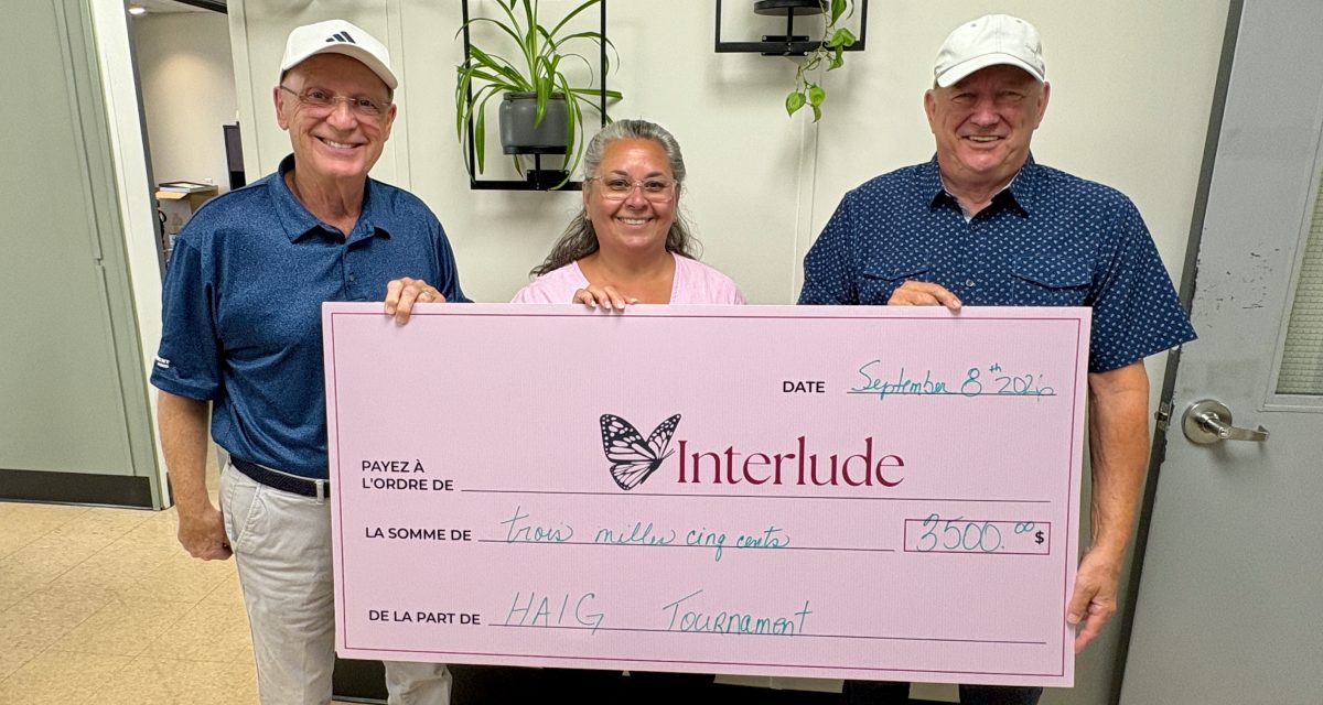 Hawkesbury golf tournament raises $3,500 for Maison Interlude House