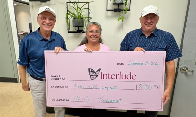 Hawkesbury golf tournament raises $3,500 for Maison Interlude House
