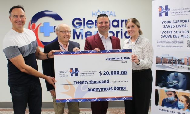 $20,000 anonymous gift to HGMH