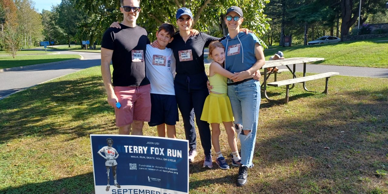 Terry Fox Run held at Voyageur Park