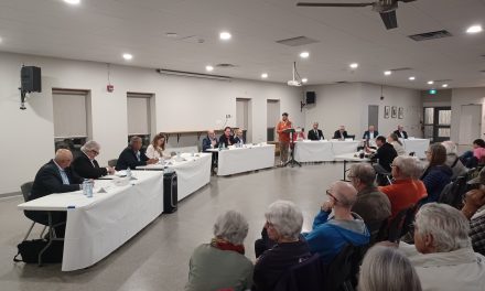 Questions and answers at Champlain Candidates’ Meeting