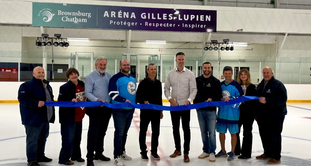 Brownsburg-Chatham celebrates reopening of Aréna Gilles-Lupien