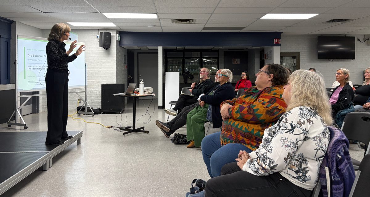 Dr. Suzanne Filion urges Hawkesbury audience to focus on what they can control