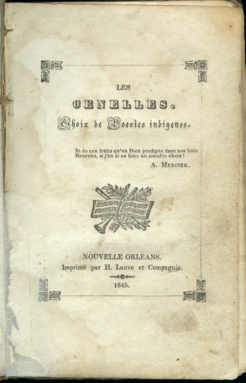 Caption: title page This is an image of
courtesy of THNOC. second