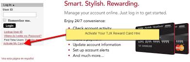 tjxrewards login