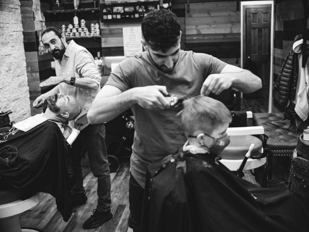 Are there any specific grooming products that are not recommended for use in a travel-size grooming kit?