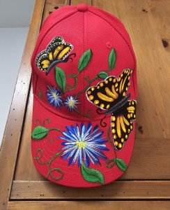 Butterfly Ball cap