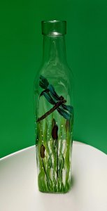 Hand painted Bottles