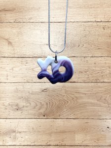 Quahog Shell Wampum XO Hugs & Kisses