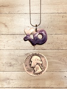 Quahog Shell Wampum XO Hugs & Kisses