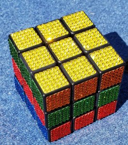 Swarovski Crystallized Rhinestone Game Cube