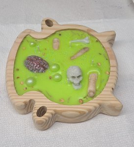 Witch's Cauldron Dough Bowl Candle