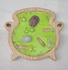 Witch's Cauldron Dough Bowl Candle