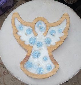 Angel Dough Bowl Candles