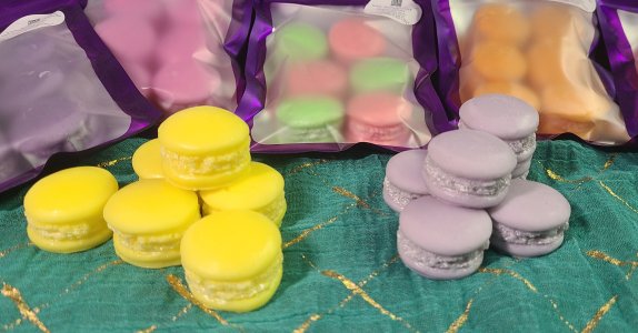 Macaron Wax Melts, 6pk