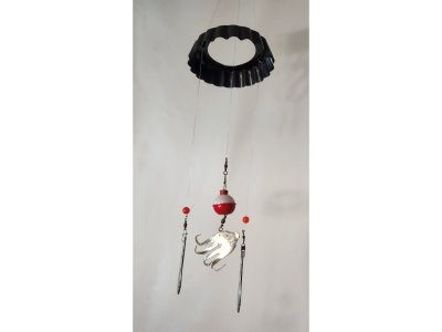 Fish and Bobber Wind Chime