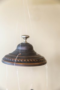 Elegant Fan Top Silverware Fish Wind Chime