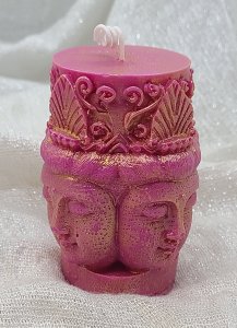 Four Faced Buddha Candle, 6oz
