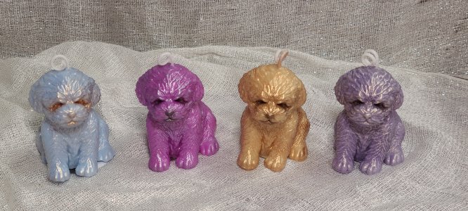 Fluffy Dog Candle, 2.5oz