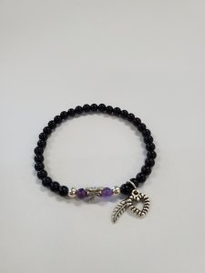 Black Onyx Overdose Awareness Bracelet 6MM