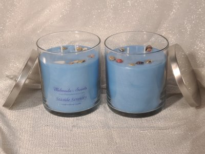 Seashell Embed Candle, 8oz