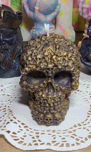 Deadhead Skull Candle, 7.5oz