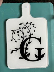 Monogram Charcuterie Board