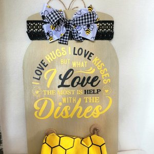 Wood Decorative Towel Display/Hanger