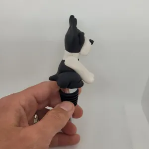 Boston Terrier Dog Wine Bottle Stopper by Bubaloo's Art