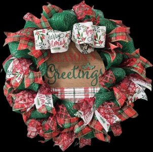 Season's Greetings wreath