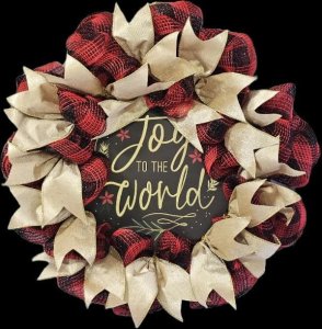 Joy to the World Wreath