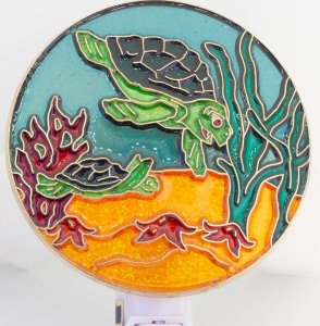 Nightlight Sea turtles playing in ocean