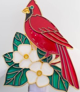 Nightlight Redbird on Dogwood Branch