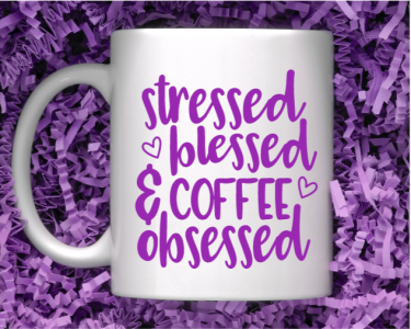 Stressed Blessed Mug