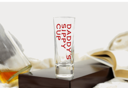Daddy's Sippy Cup Shot Glass