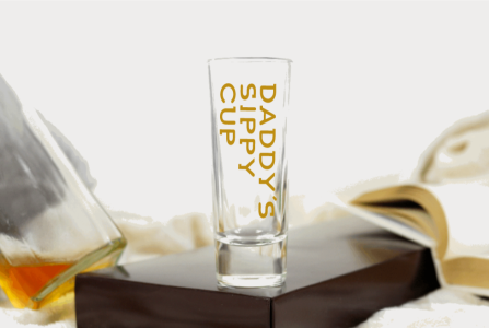 Daddy's Sippy Cup Shot Glass